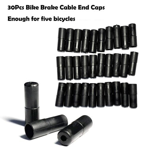 Farbetter Bicycle Brake Cable Housing and Bike Shift Cable Housing Kit, 50ft (4mm x 25ft +5mm x 25ft) Including 80 PCS Cable End Caps