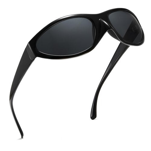TIGA VINTA Wrap Around Sports Sunglasses for Men Women Hiking Sun Glasses Polarized TR90 Driving Cycling Running Eagle Beak