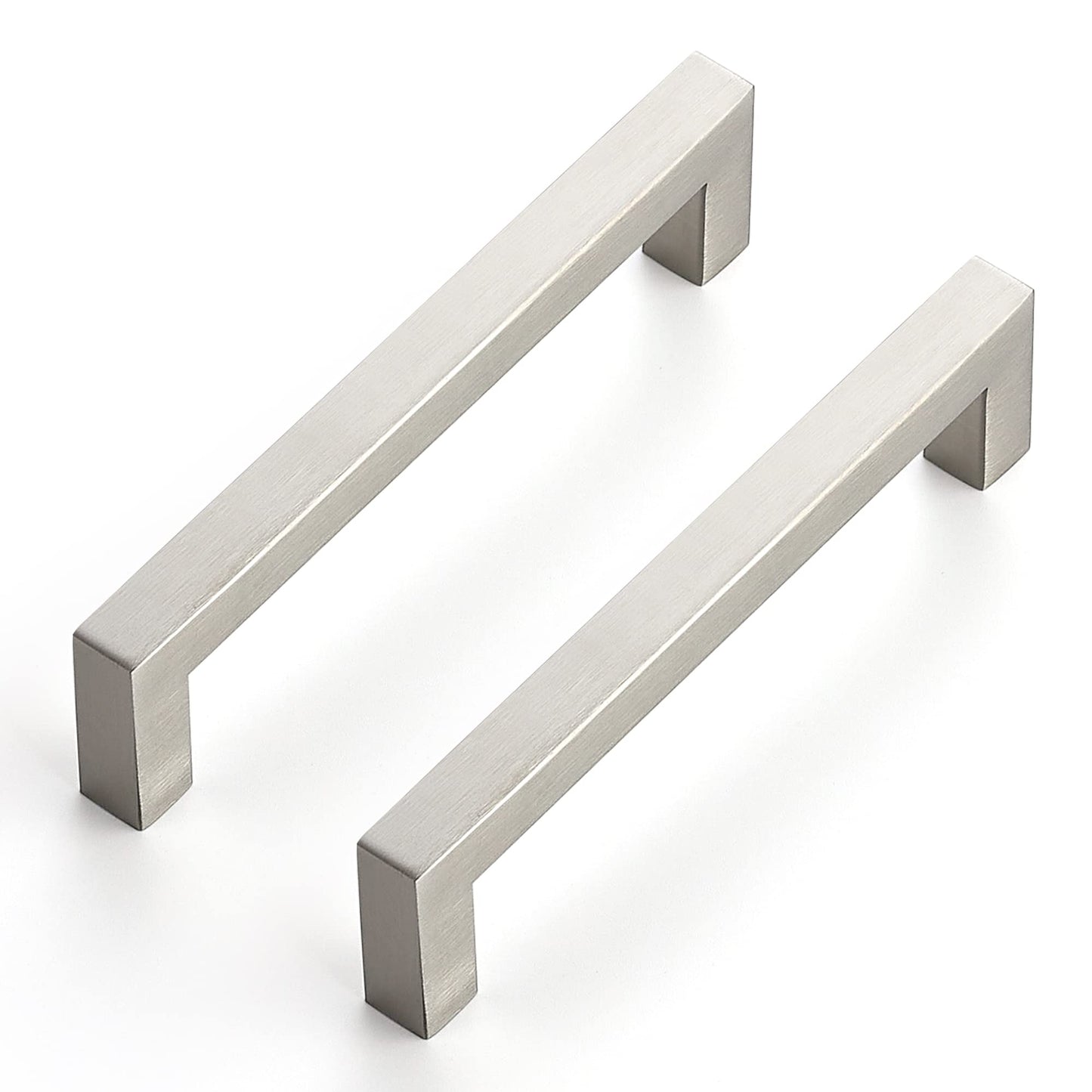 Ravinte 40 Pack 5 Inch Kitchen Square Cabinet Handles Brushed Nickel Drawer Pulls for Cupboard Hardware