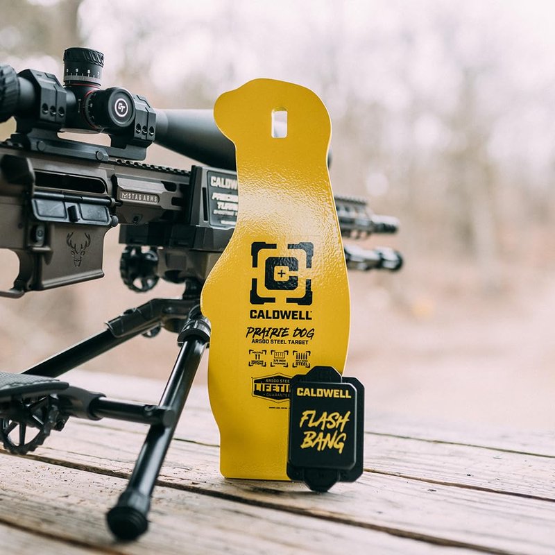 Caldwell AR500 Game Series Prairie Dog 3/8 Inch Thickness, Rifle Rated for Precision Shooting and Target Practice
