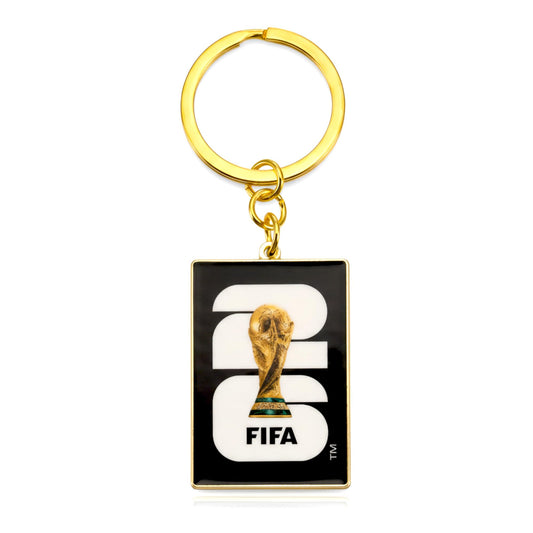 Official FIFA World Cup 2026 Edition - 1.75 Inch 2D Enamel Inlay 2026 Emblem Keychain - Once-in-a-Lifetime Collectorâ€™s Item - Premium Weighted Zinc Alloy - Perfect for Backpacks, Keys, & Luggage