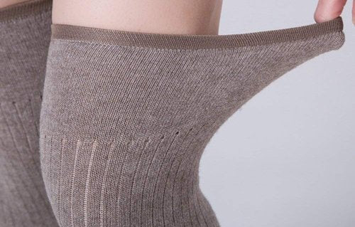 Knit Cashmere Knee Warmers Sleeping Warm Supports Knee Brace Soft Comfortable Knee Sleeve Wrap Kneepad Joint Warming Band