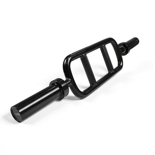 CAP Barbell 2' Solid Olympic Triceps Bar, No Collars, Black (New Version) (OBIS-34SB-3)
