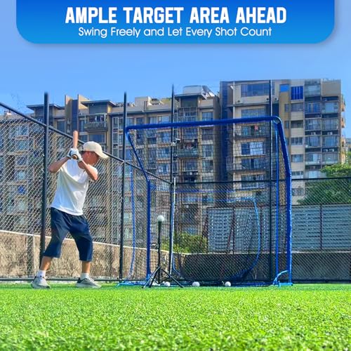 7x7FT Baseball Softball Net with Blocking System for Practice