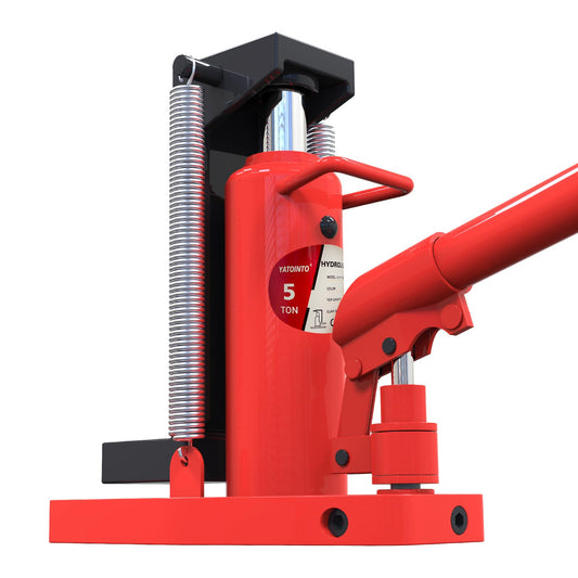 YATOINTO 2.5 Ton/5 Ton Toe Jack | 2-in-1 Hydraulic Bottle Jack with Pump Handle Dual Purpose Lifting Capabilities for Top and Toe, for Car Farm Home