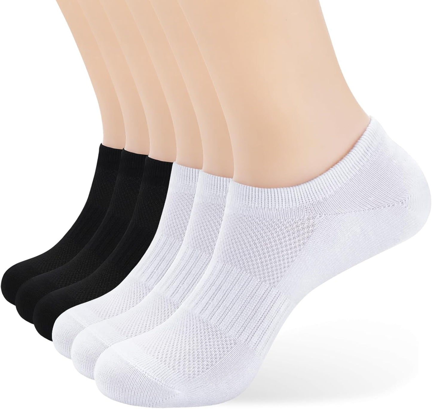Skiennix No Show Socks - Anti-Slip Low Cut Athletic Liner Socks for Men & Women | Comfortable & Invisible