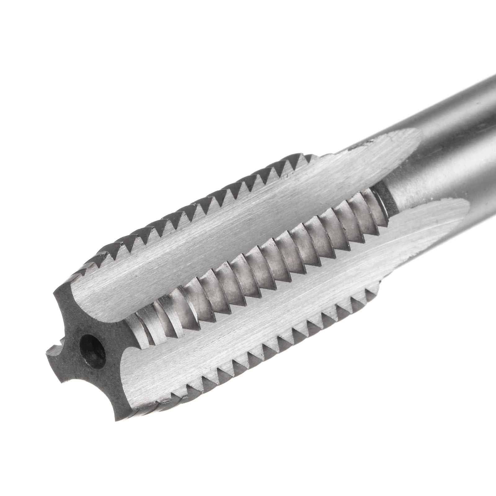 uxcell Metric Thread Tap M16 x 2 H2 200mm Extra Long Straight Flute Screw Thread Milling Machine Taps Threading Tapping Repair Tool