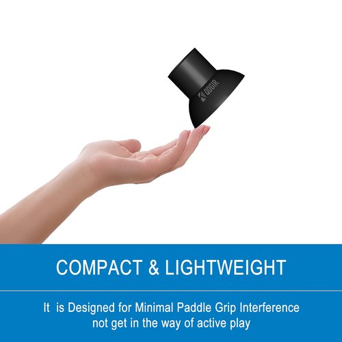 QOGIR Pickleball Ball Retriever: Easy Pickleball Ball Accessory to Pick Up Pickleball Balls Without Bending Over, Attaches to Paddle Bottom, Fits Any Paddles