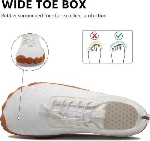 EWUHA Barefoot Shoes - Unisex Water Shoes for Walking & Hiking | Breathable, Non-Slip Design