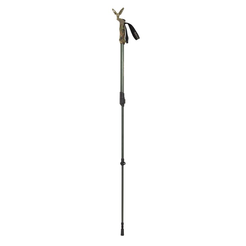 Allen Company Axial EZ-Stik Shooting Stick - Adjustable Rifle Rest - Monopod Shooting Sticks for Hunting, Zeroing - Portable Rests for Rifles - Extends 33"-61", Green