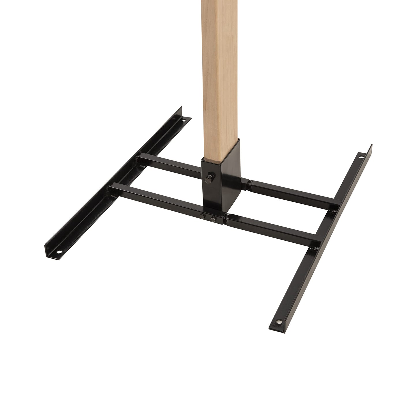 Allen Company EZ Aim Steel Target Stand Base, for 2 x 4 Lumber, Black
