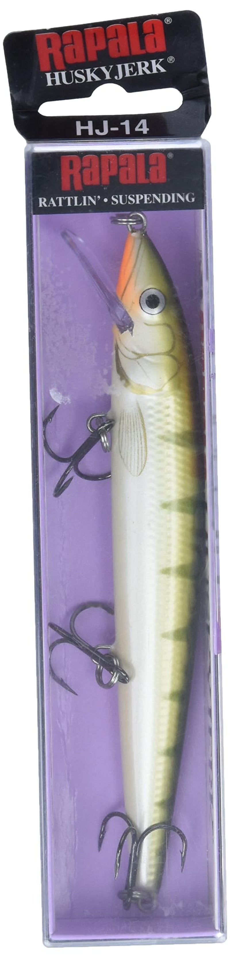 Rapala Husky Jerk 14 Fishing lure, 5.5-Inch, Yellow Perch
