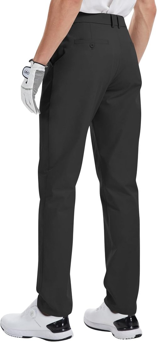 LETAOTAO Men's Golf Pants - Lightweight Stretch Casual Trousers with Pockets | Available in 32"-38" Sizes