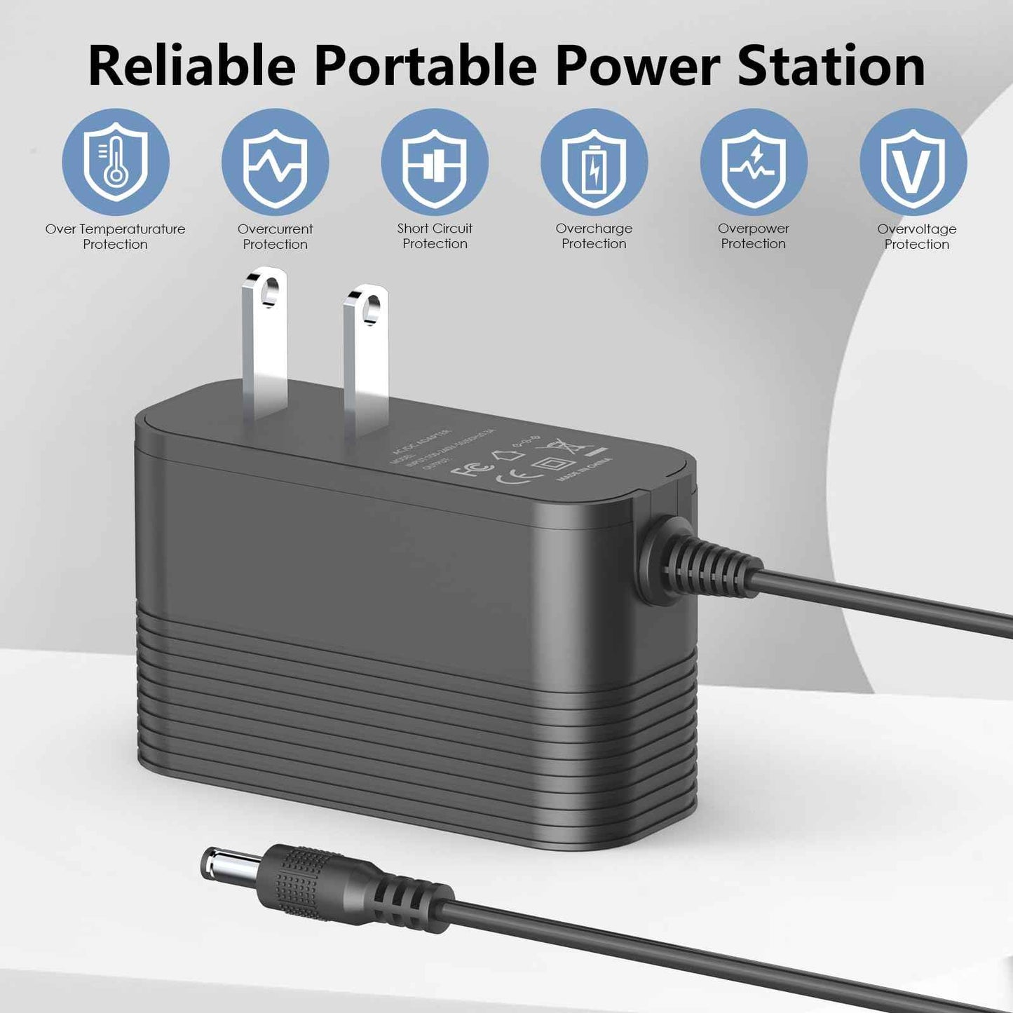 26V Charger for Cordless Vacuum Cleaner Replacement for Tikom V500, Suirviz U8 Cordless Stick Vacuum Cleaner Charger Adapter