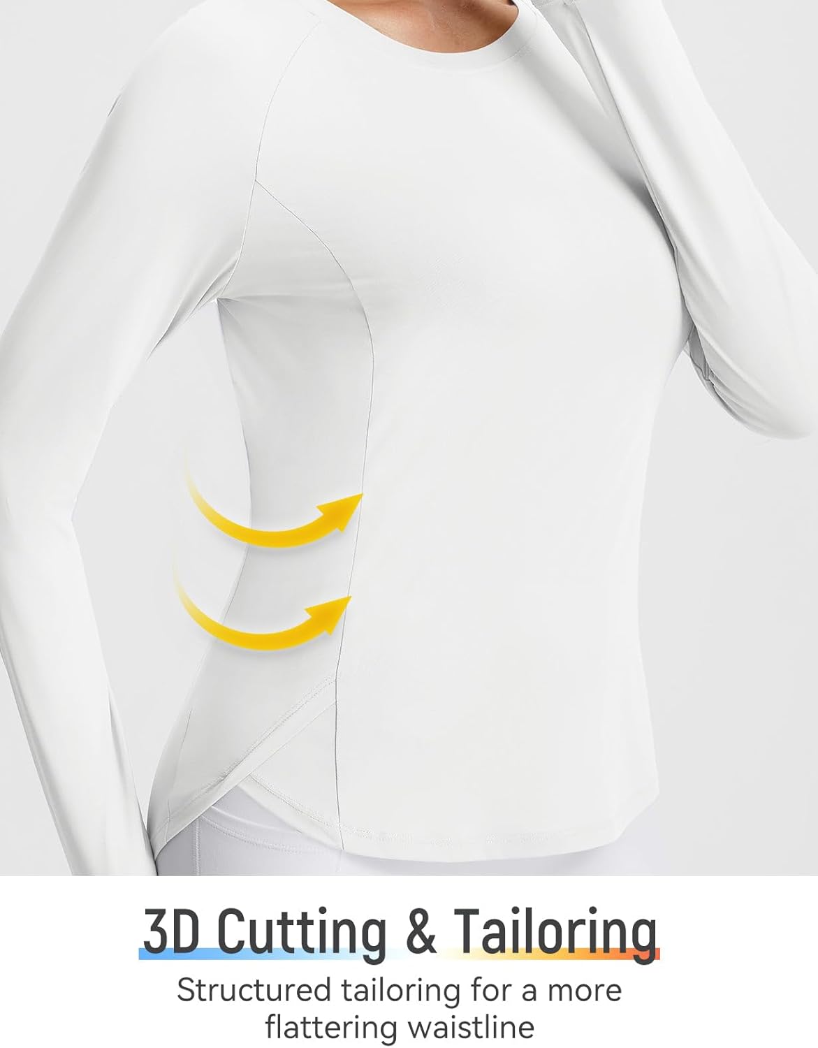 Baleaf Long Sleeve Cooling Workout Tops for Women - UPF 50+ Quick Dry Athletic Shirts | Lightweight & Soft