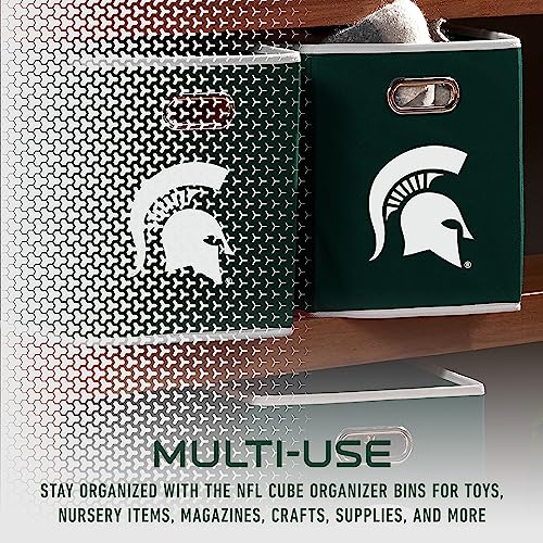 Michigan State Spartans NCAA Storage Bin - Collapsible Fabric Organizer for Home & Office