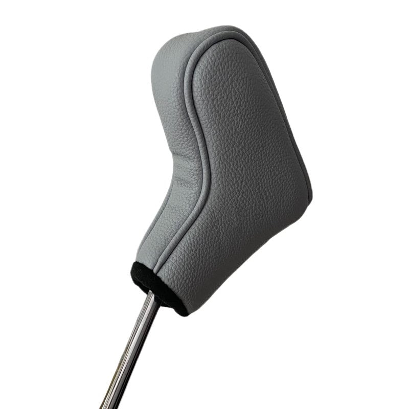 NEwoilkwo Magnetic Golf Blade Putter Head Cover, Compact Size, Grey-Blue, Fits for All Brand - Protect Golf Clubs