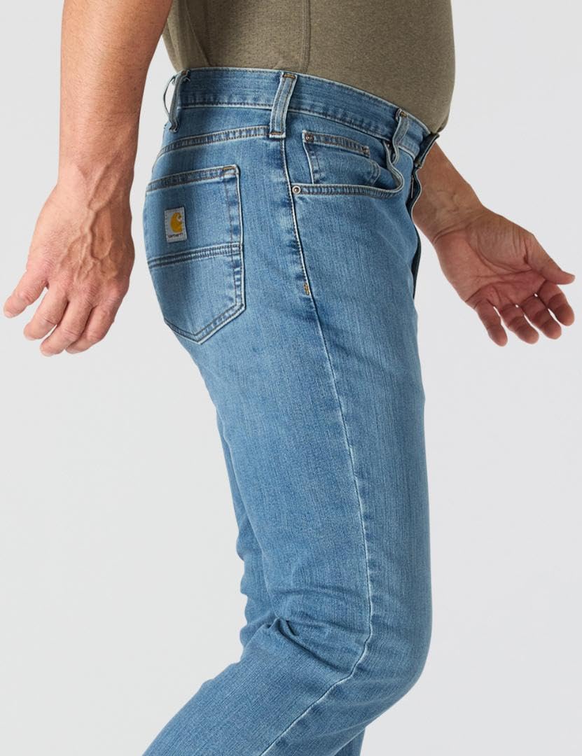 Carhartt Men's Relaxed Straight Rugged Flex Jean, Coldwater, W34 x L32