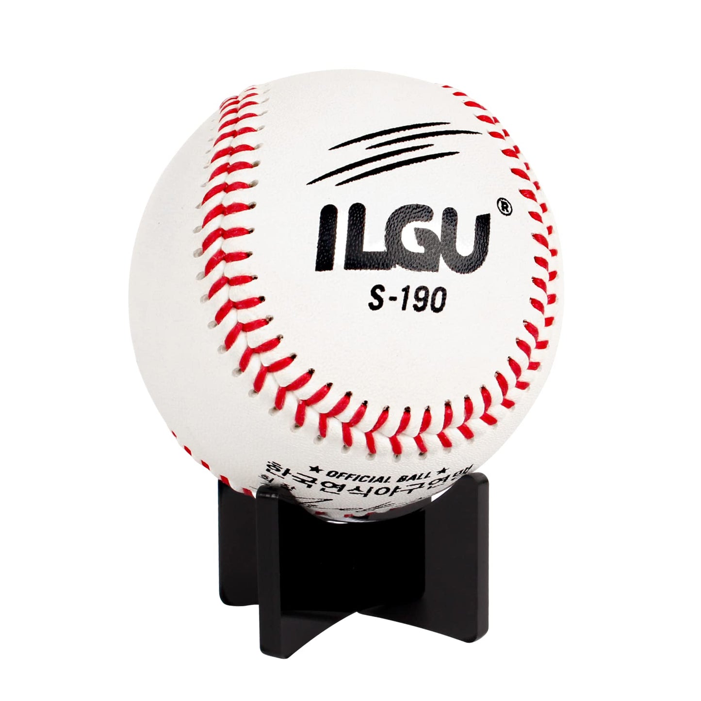 Yes!Fresh Acrylic Baseball Holders for Ball Memorabilia Display, Softball Display, Tennis Display Rack (1.97x1.1 inch, Black)