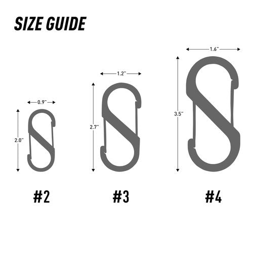 Nite IZE SBA4-03-R6 S-Biner Carabiner, Size #4, Blue