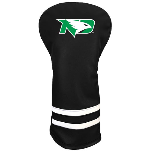 Team Golf NCAA North Dakota Vintage Driver Headcover - Printed Team Golf NCAA Vintage Driver Golf Club Headcover, Form Fitting Design, Retro Design with Fleece Lining for Extra Club Protection