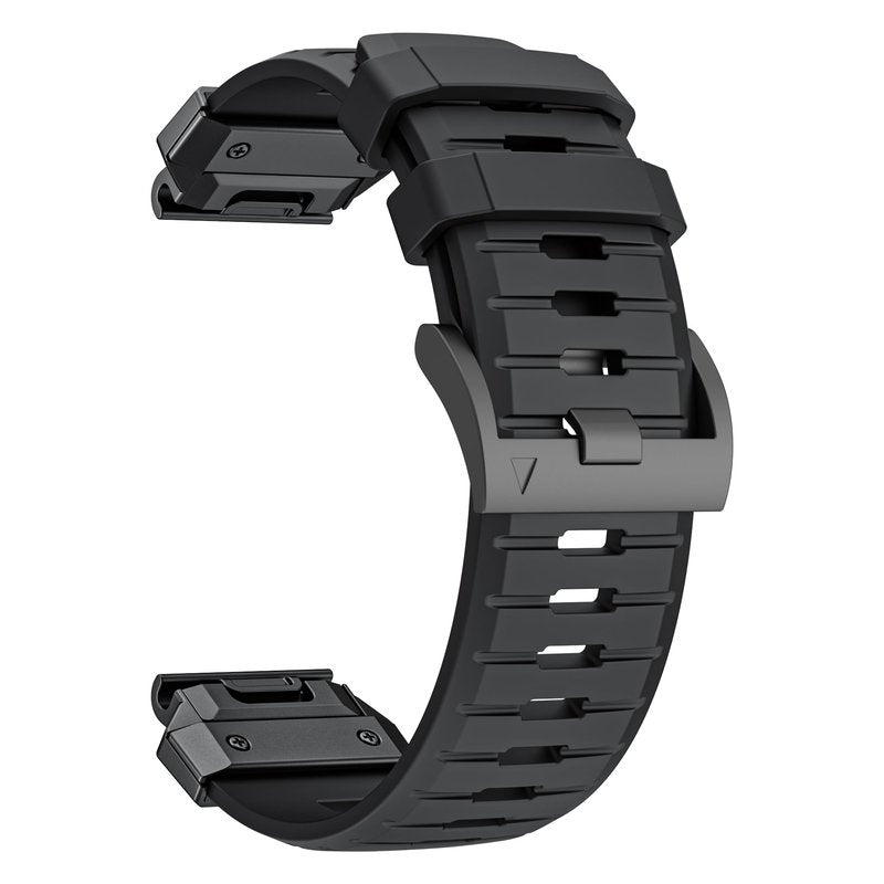 22mm/26mm Watch Band for Garmin (Fluororubber), Quick Fit 22 26 Watch Strap for Fenix 6, 7, Forerunner 965, epix Pro Gen 2, Fenix 7x Pro Sapphire Solar - Replacement for Garmin Watch Bands