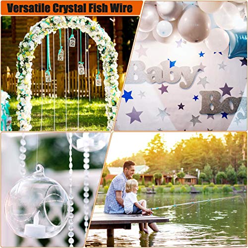 0.8mm Heavy Duty Clear Fishing Line - 656ft Nylon Wire
