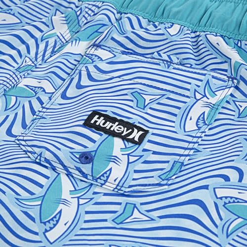 Hurley Boys' Hydro Shark Pull-On Swim Trunks with Liner - 4/Size