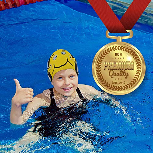 Critter Swim Cap for Kids - Yellow Fish Design