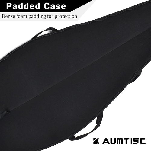 AUMTISC Soft Rifle Gun Case - 41/45/49 Inch Scoped Shotgun Carrying Bag with Adjustable Sling