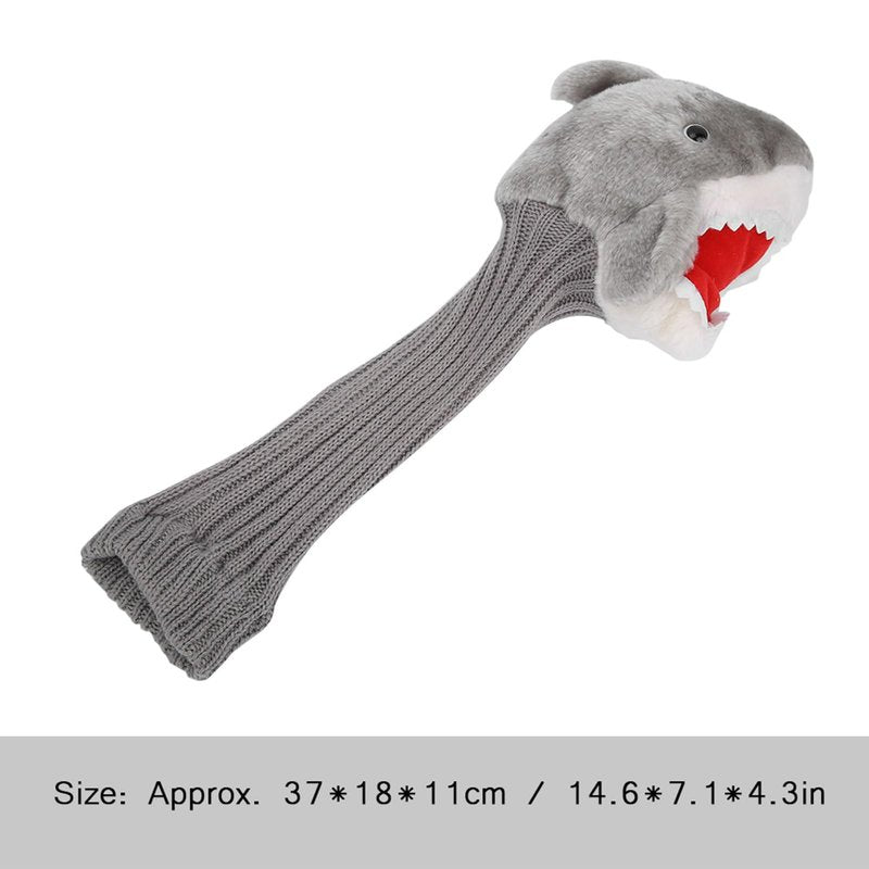 Ejoyous Golf Headcover, Shark Funny Golf Headcover, Animal Golf Wood Driver Headcover, Universal Fit Any Brand 3 and 5 Wood Driver
