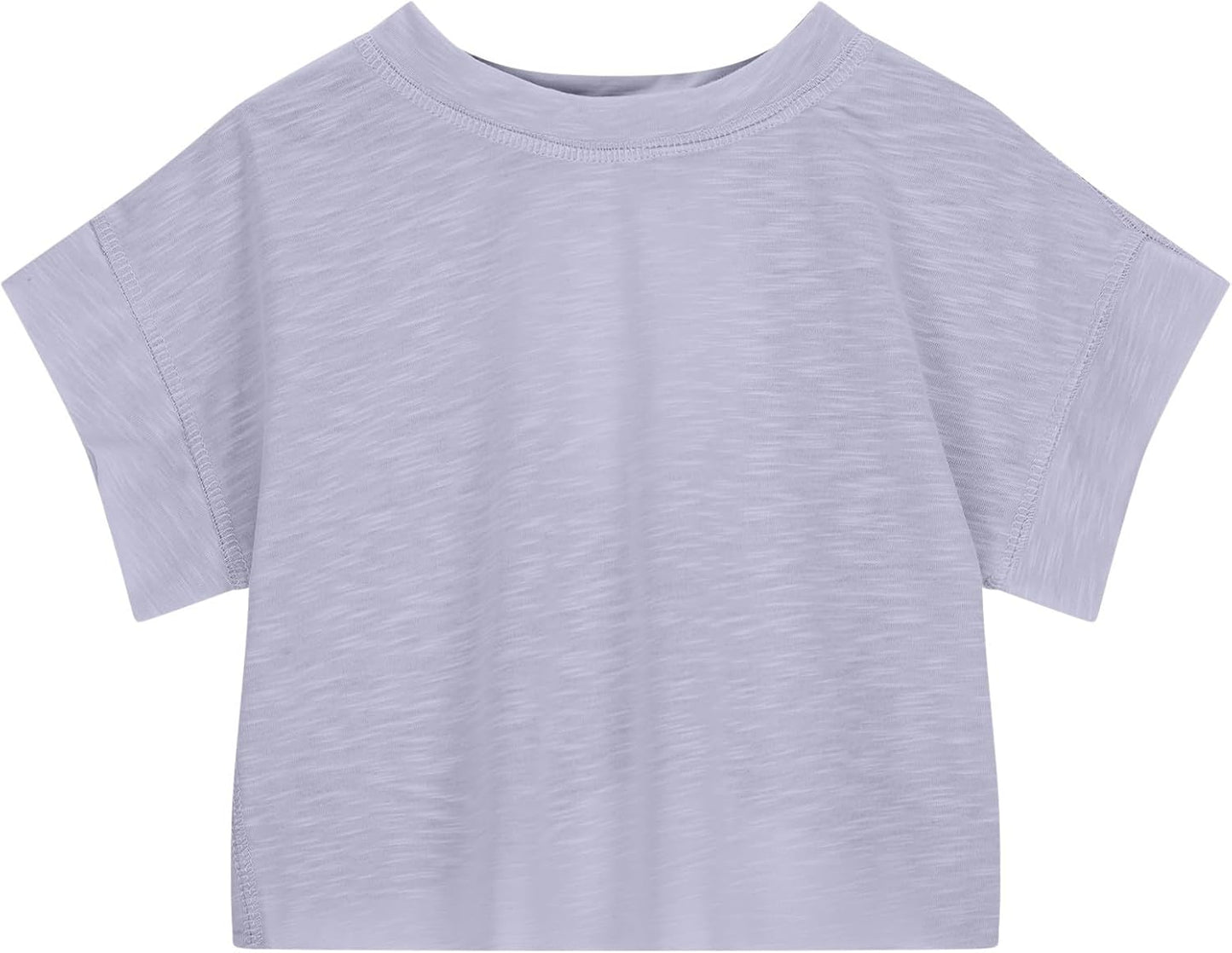 Skiennix Summer Tops for Kids - Cute Round Neck Short Sleeve Casual Tees | Fashionable Backless Design