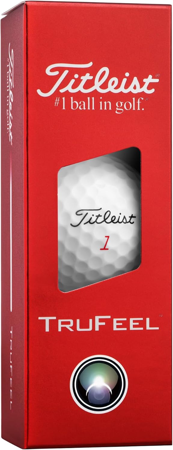 Titleist TruFeel Golf Balls - Soft Feel & Exceptional Distance | 1 Dozen Pack