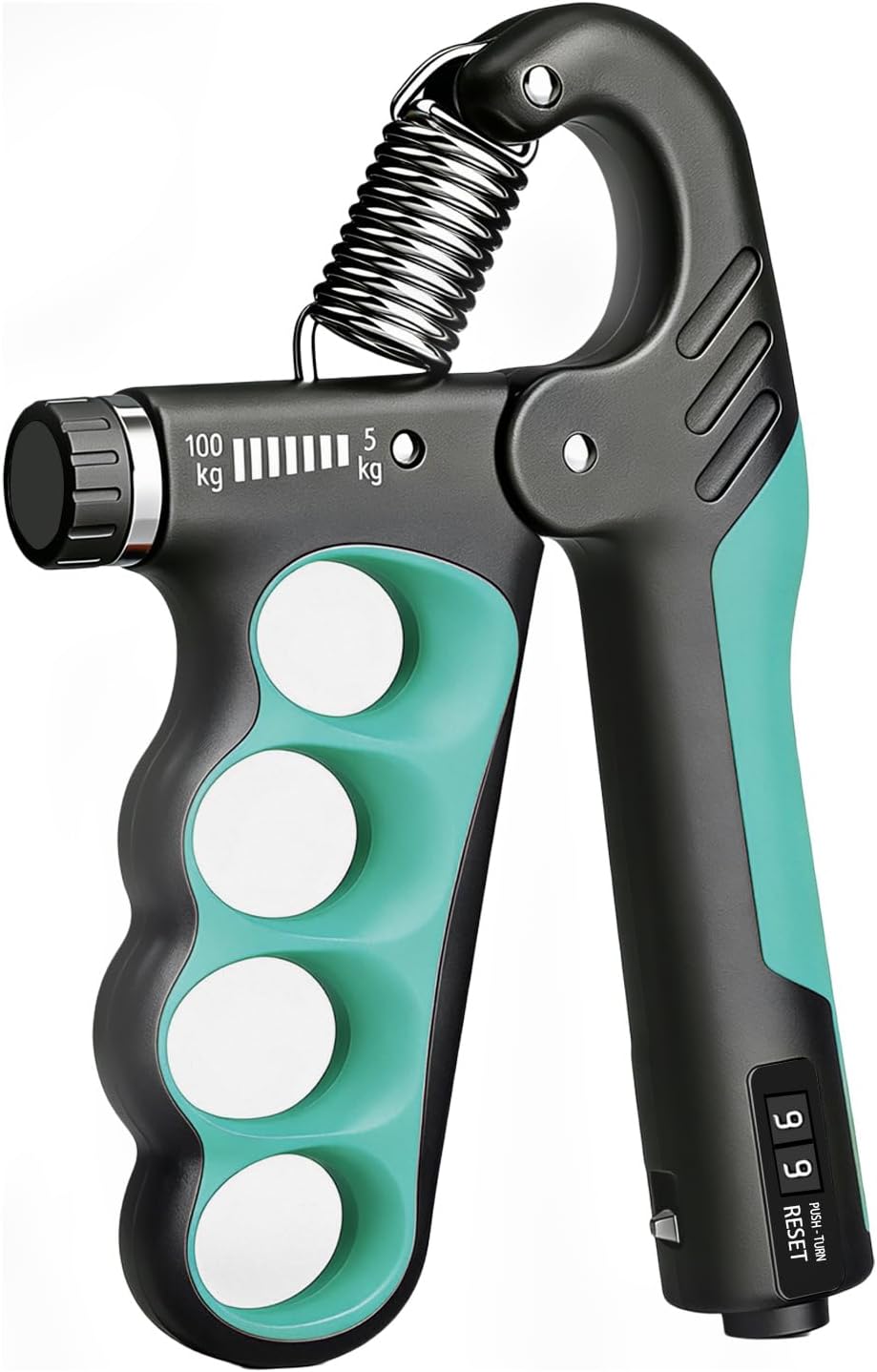 Skiennix Hand Gripper - Adjustable 11-220LB Resistance Grip Strength Trainer for Muscle Building & Recovery