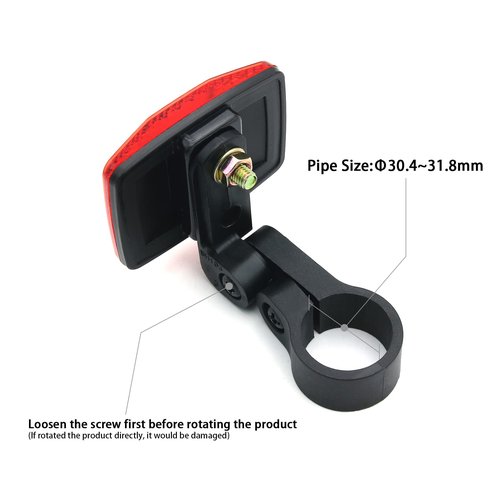 MFC PRO Bike Rear Reflector for Seatpost (RED)