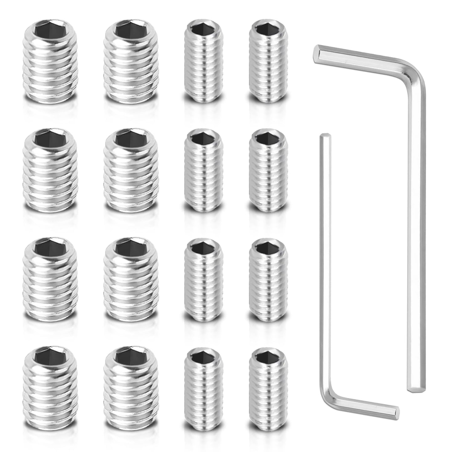 8 Packs W11366418 Refrigerator Freezer Door Handle Mounting Set Screw, Stainless Steel for Whirlpool Handle Screw, Screws for Refrigerator Door AM 1-5-1 - EA221008/EA230910 -Includes Mounting Wrench