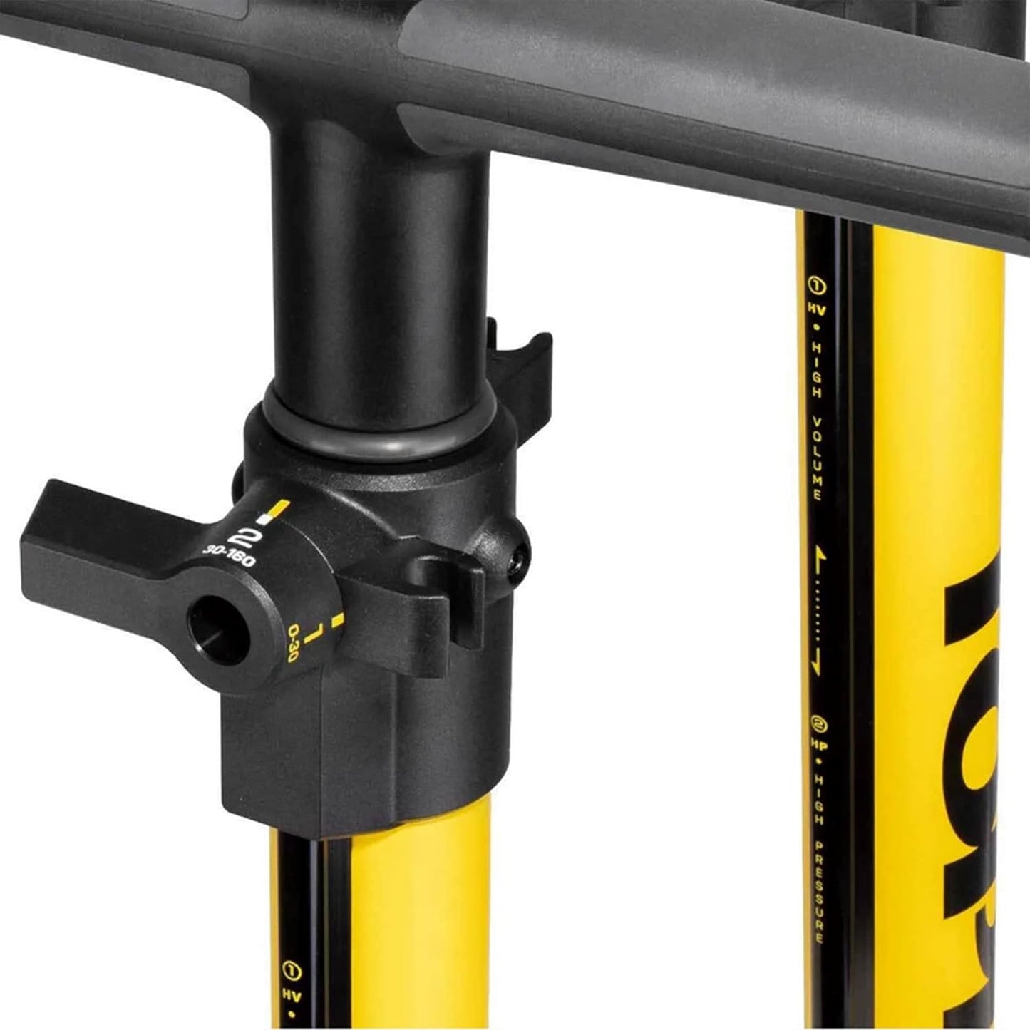 Topeak JoeBlow Sport 2Stage Bike Pump - Dual-Stage High Volume & Pressure, 160 PSI, TwinHead DX5