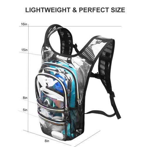 Mothybot Hydration Backpack Pack, Water Backpack 20L Capacities Included 2L Hydration Bladder, Festival Essential - Rave Hydration Pack Hydropack Hydro for Hiking, Running, Biking, Festival Gear