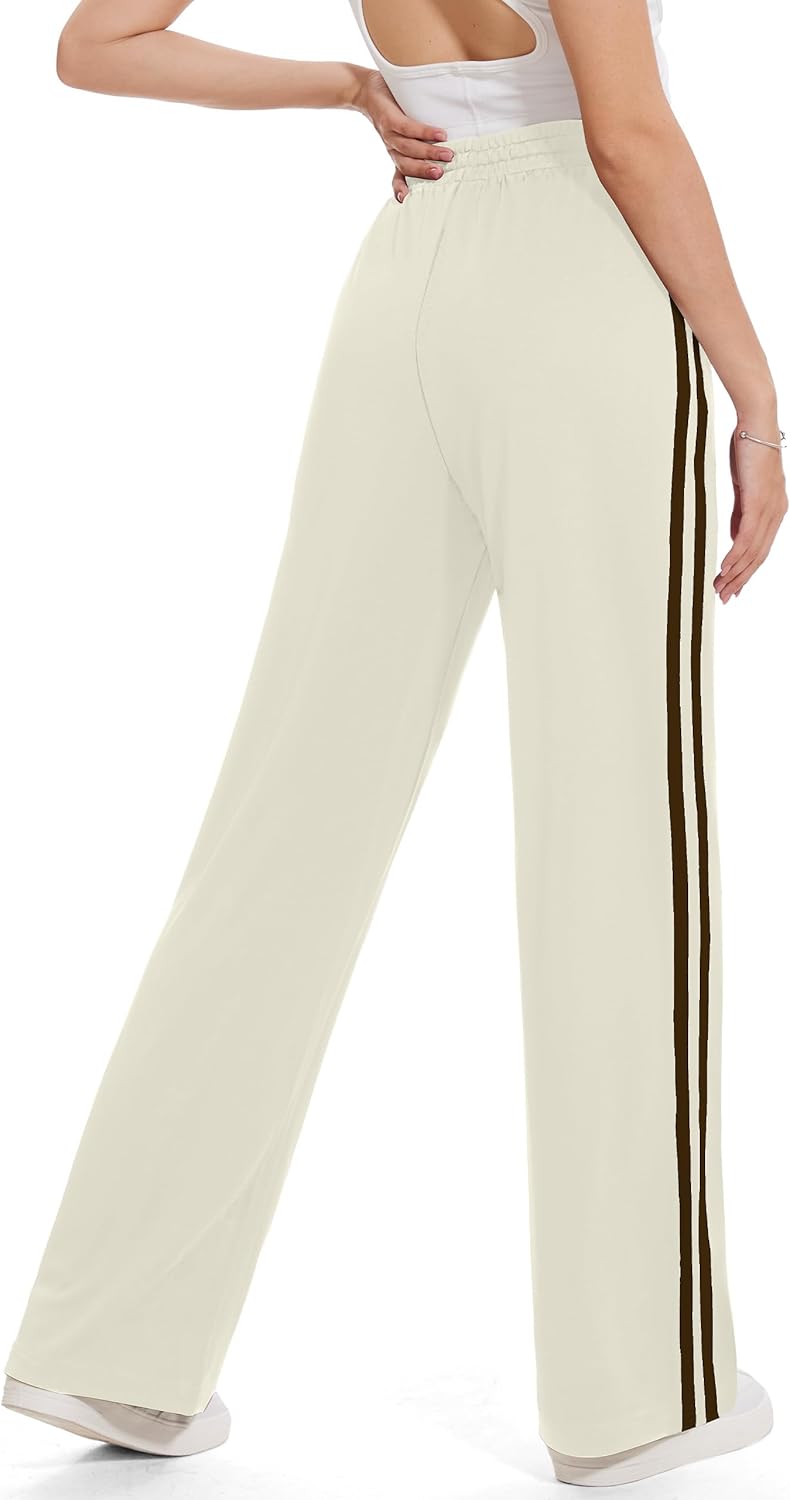 Tapata Women's Track Pants - Loose Straight Leg Jogging Sweatpants for Athletic Comfort | Multiple Inseam Sizes