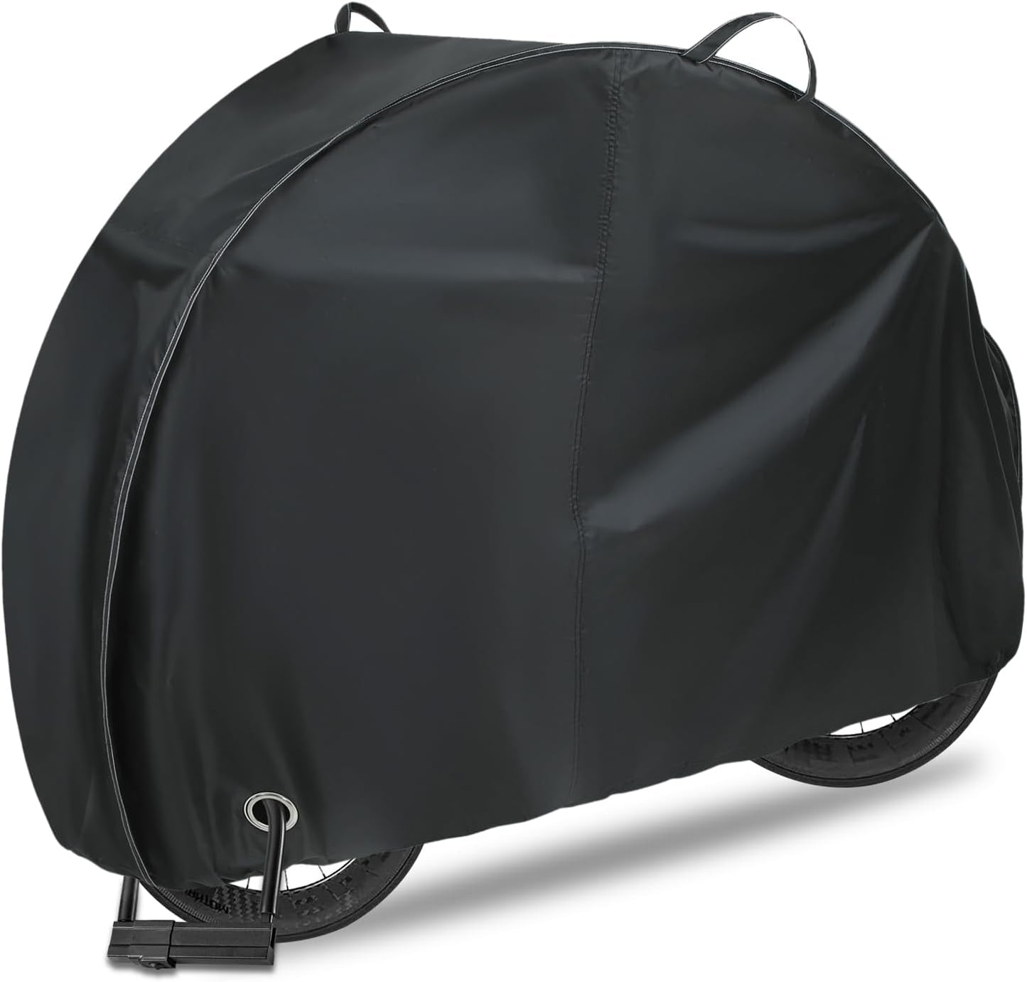 REDRICH Heavy Duty Bike Cover - Waterproof 3-Bike Storage with Lock Holes | 420D Oxford Protection Against Rain & UV