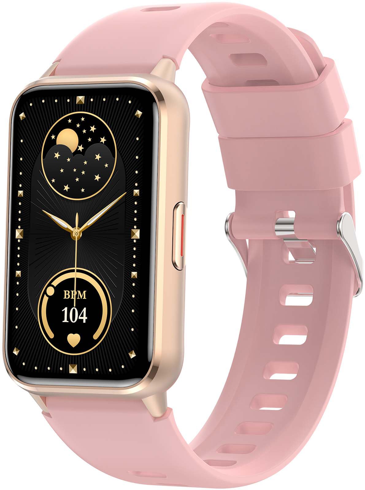 KPEP AMOLED Fitness Watches for Women Men with Stress Blood Oxygen Heart Rate Monitor Sleep Tracking 110+ Sport Modes Fitness Tracker Watch Calorie Counter Step Tracker IP68 Waterproof for Andriod iOS