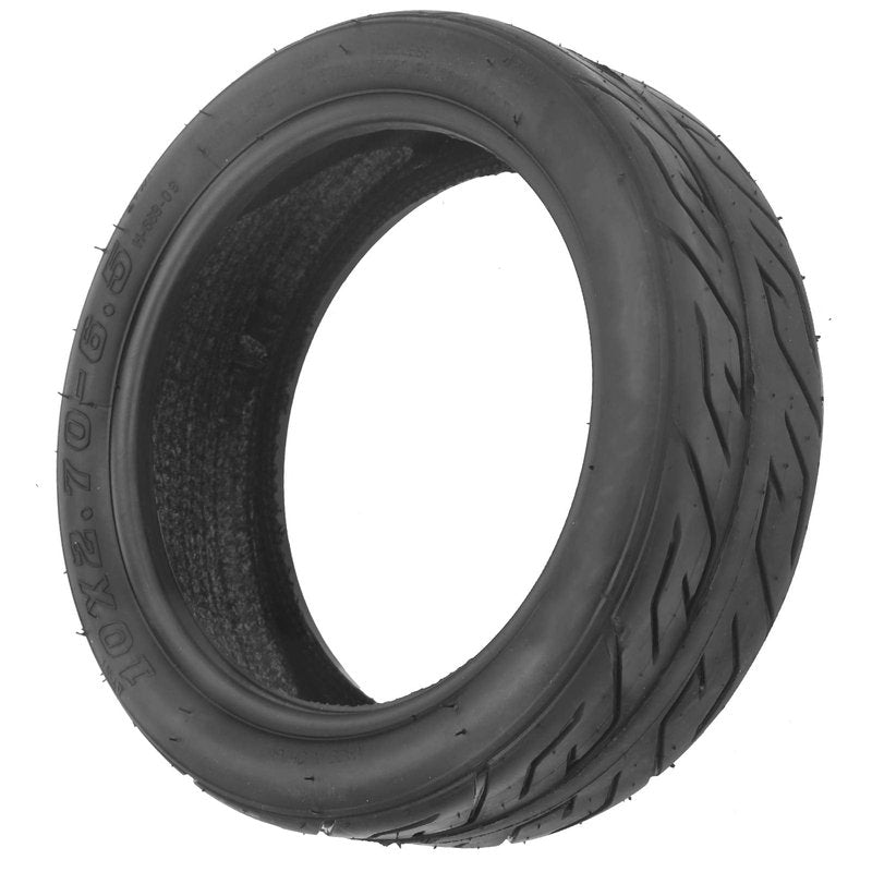Scooter Vacuum Tire, 10x2.70‑6.5 Electric Scooter Tyre Cover Tire Rubber Vacuum Outer Tire Replacement Fit for Balance Scooter 10 Inch Vacuum Rubber Wheel