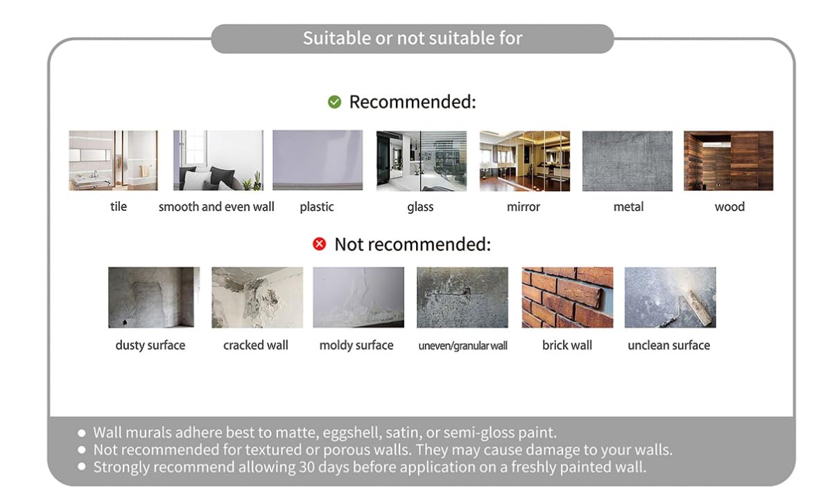 Flortlias Peel and Stick Floral Wall Mural, Leather Textured Vinyl Self-Adhesive Wallpaper for Bedroom Living Room Accent Wall Decor, Urban Tropical Plants, Dark, 92''x125''