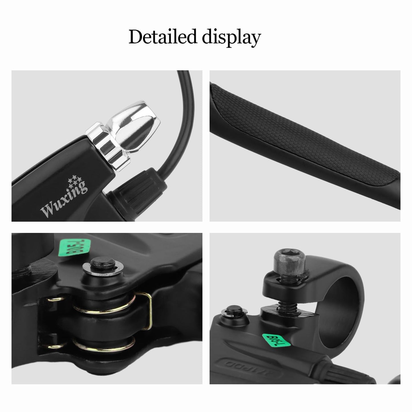 Yungeln Scooter Brake Handle Lever,Left Right Brake Lever Set Compatible with KUGOO M4 M4 PRO Aluminum Alloy Brake Handle with 2pin Connector