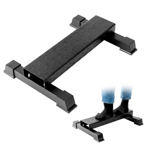 Steel Calf Raise Block – Heavy Duty Calf Stretch Platform for Seated & Standing Calf Raises, Calf Extension, Dumbbell Calf Raise & Leg Strength Training Equipment for Home Gym (4.61)