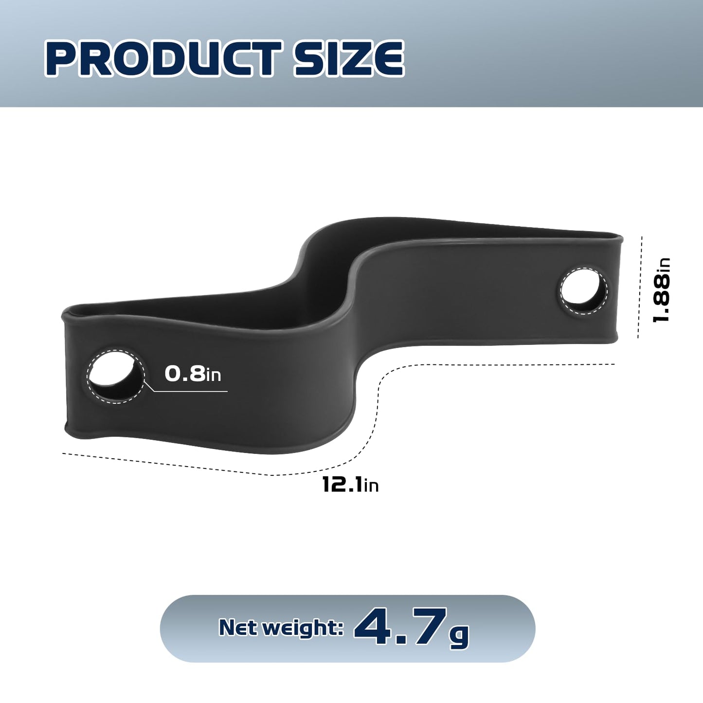 Rubber Helmet Strap for Streamlight ProPolymer Flashlights - 99075 Flashlight Helmet Strap Fit Most Standard Helmet