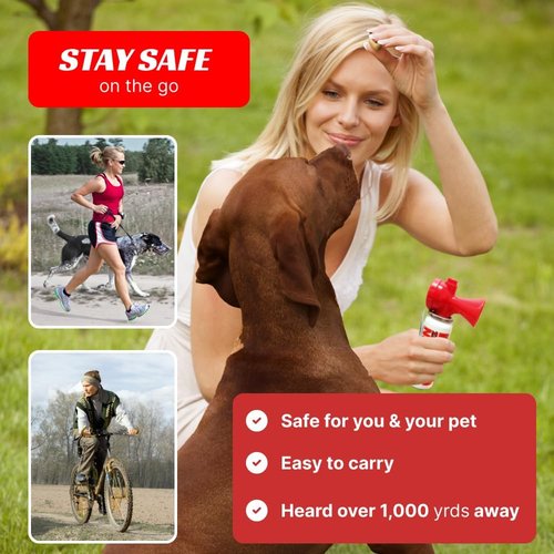 DogHorn XL Air Horn - Effective Training Tool & Outdoor Safety Alarm for Dogs | Scare Wild Animals (Pack of 1)