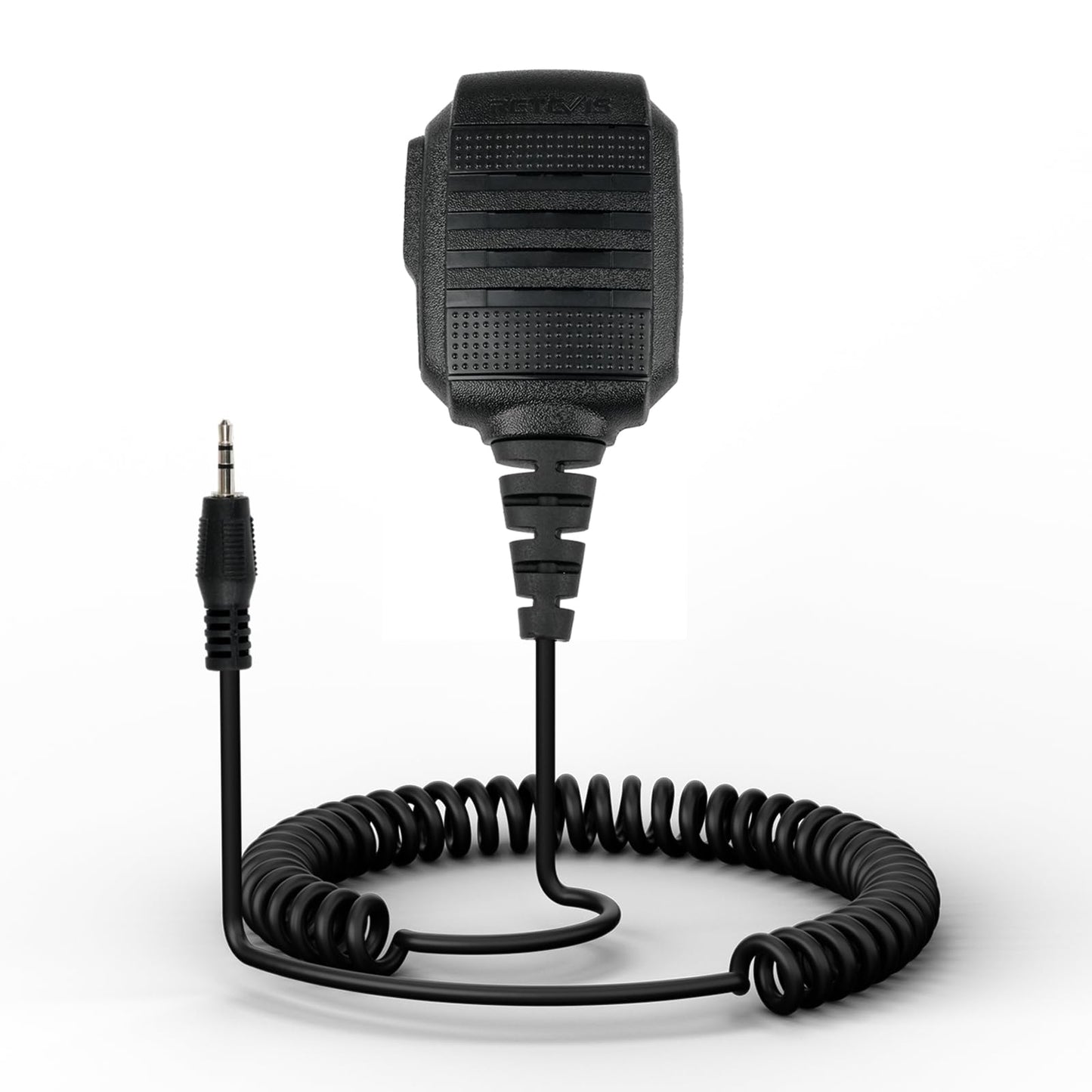 Retevis RB48 RB48Plus RB48Pro Walkie Talkie Speaker Mic,IP54 Waterproof Shoulder Mic, 1 Pin 2.5mm Handheld Speaker Microphone with PTT(1 Pack)