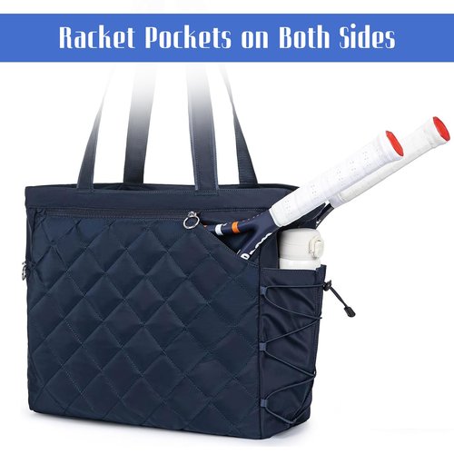 Homlume Womens Tennis Bag with Shoe Compartment, Convertible Strap and Hidden Fence Hook – Stylish Tennis Racket Bags for Women and Practical Tennis Bags for Women