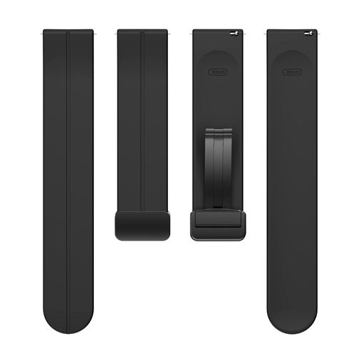 Lamshaw Compatible with Dyurwa P97 Smart Watch Band, Soft Silicone Sport Wristband Replacement Straps Compatible for Soudorv P97, Dyurwa P97 Smart Watch (Black)